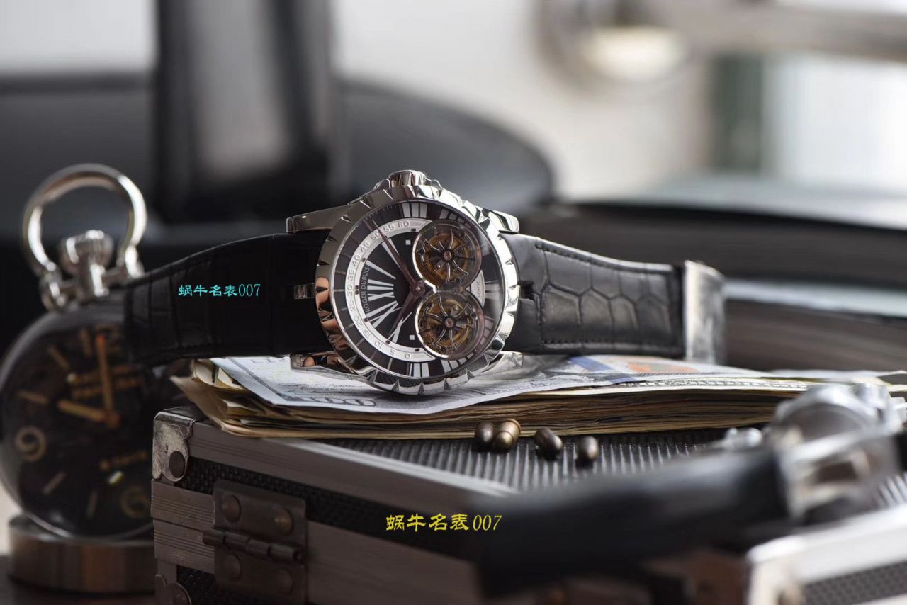 【JB Factory 罗杰杜彼 Replica Copy 双飞行 Tourbillon  Watches 】Roger Dubuis罗杰杜彼EXCALIBUR（王者系列）系列RDDBEX0249 wrist watches  / LJ031