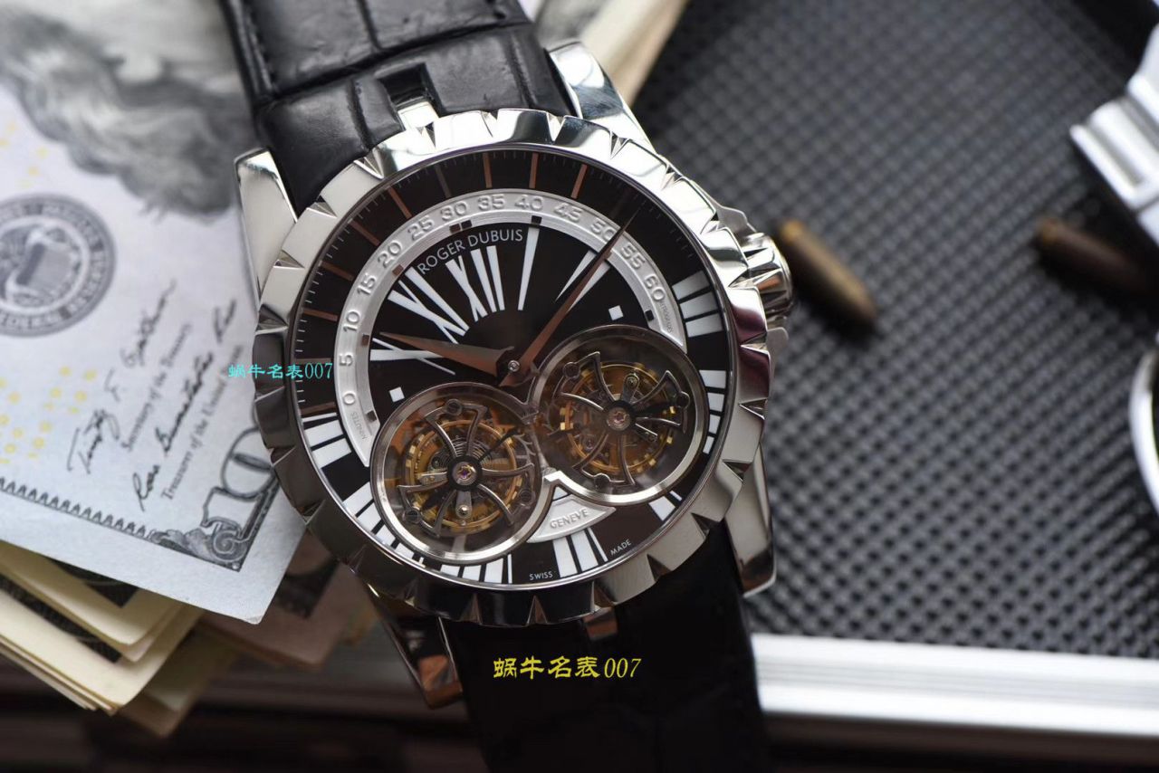 【JB Factory 罗杰杜彼 Replica Copy 双飞行 Tourbillon  Watches 】Roger Dubuis罗杰杜彼EXCALIBUR（王者系列）系列RDDBEX0249 wrist watches  / LJ031