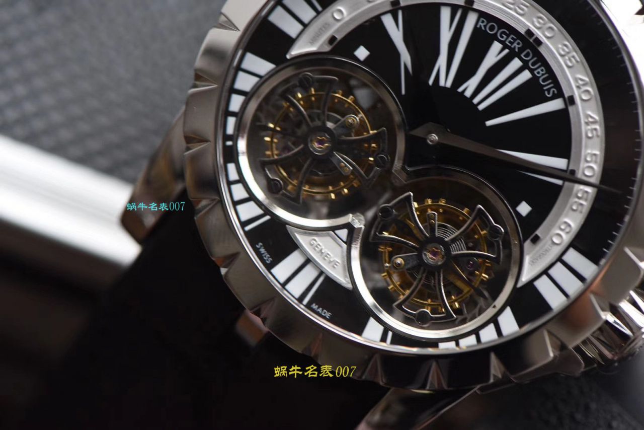 【JB Factory 罗杰杜彼 Replica Copy 双飞行 Tourbillon  Watches 】Roger Dubuis罗杰杜彼EXCALIBUR（王者系列）系列RDDBEX0249 wrist watches  / LJ031