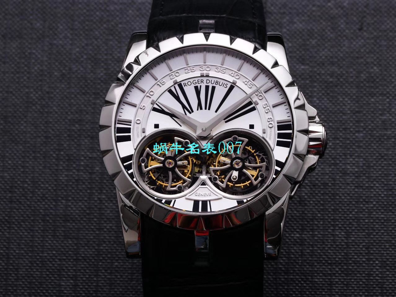 【JB Factory 罗杰杜彼 Replica Copy 双飞行 Tourbillon  Watches 】Roger Dubuis罗杰杜彼EXCALIBUR（王者系列）系列RDDBEX0249 wrist watches  / LJ031