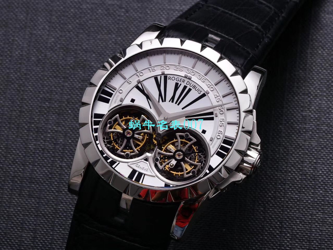 【JB Factory 罗杰杜彼 Replica Copy 双飞行 Tourbillon  Watches 】Roger Dubuis罗杰杜彼EXCALIBUR（王者系列）系列RDDBEX0249 wrist watches  / LJ031
