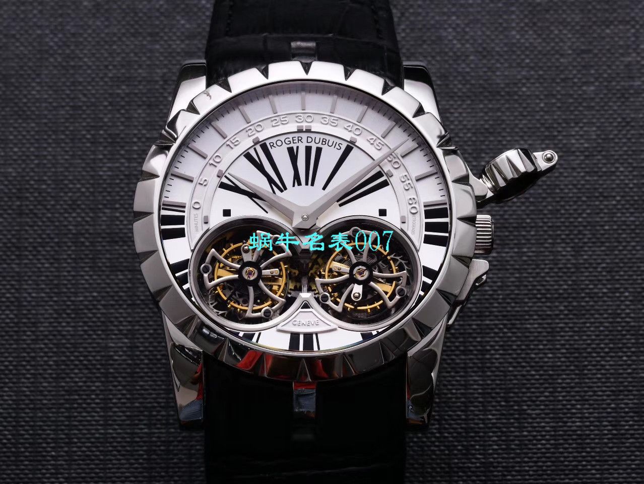 【JB Factory 罗杰杜彼 Replica Copy 双飞行 Tourbillon  Watches 】Roger Dubuis罗杰杜彼EXCALIBUR（王者系列）系列RDDBEX0249 wrist watches  / LJ031