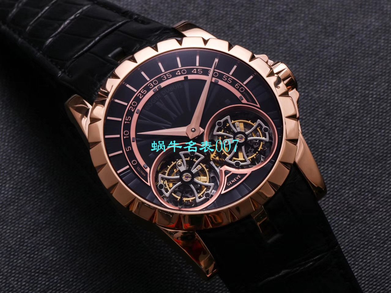 【JB Factory 罗杰杜彼 Replica Copy 双飞行 Tourbillon  Watches 】Roger Dubuis罗杰杜彼EXCALIBUR（王者系列）系列RDDBEX0249 wrist watches  / LJ031