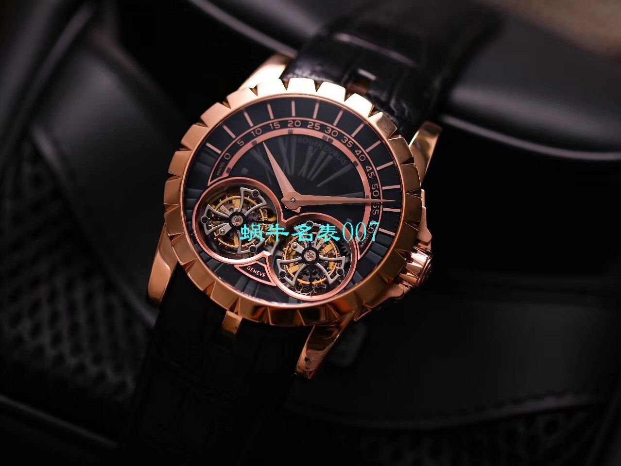 【JB Factory 罗杰杜彼 Replica Copy 双飞行 Tourbillon  Watches 】Roger Dubuis罗杰杜彼EXCALIBUR（王者系列）系列RDDBEX0249 wrist watches  / LJ031