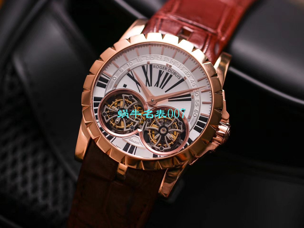 【JB Factory 罗杰杜彼 Replica Copy 双飞行 Tourbillon  Watches 】Roger Dubuis罗杰杜彼EXCALIBUR（王者系列）系列RDDBEX0249 wrist watches  / LJ031