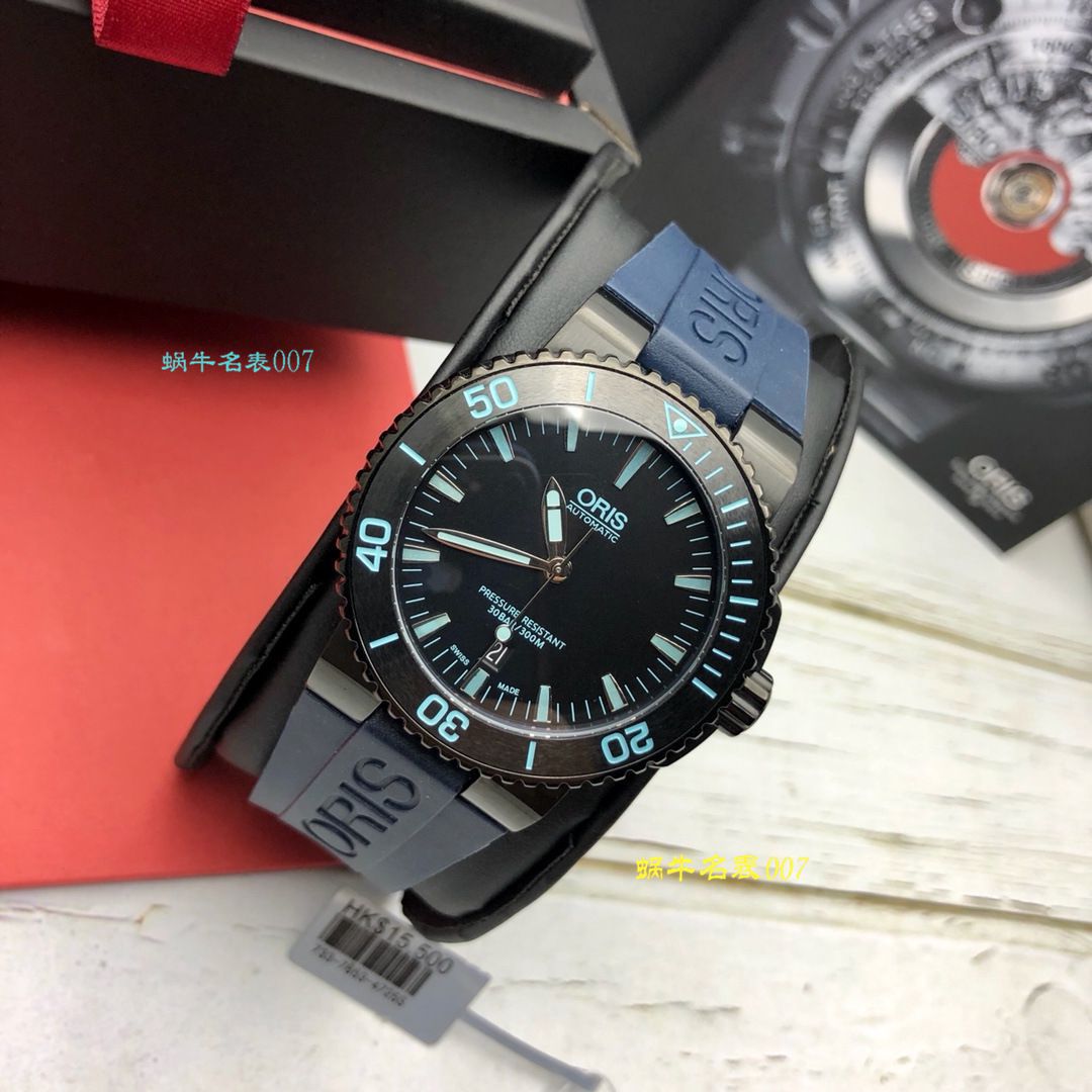 【豪利时渠道原单】ORIS豪利时潜水系列01 733 7653 4722-07 4 26 34BEB wrist watches  / OB008