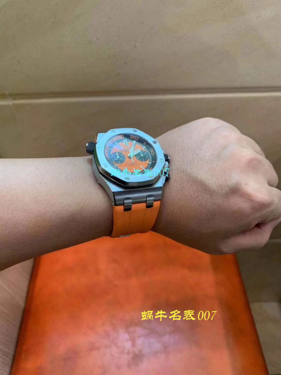 【NOOB Factory  Replica 表无敌超值～N Factory 鲜橙计时离岸】Audemars Piguet  Replica Copy  Royal Oak Offshore 系列26703ST.OO.A070CA.01 wrist watches  / AP169