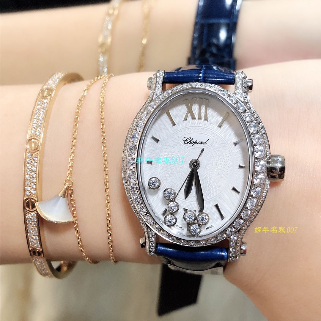 【 Chopard  top  Replica 表价格吧】 Chopard HAPPY DIAMONDS系列275362-5003 wrist watches  / XB023