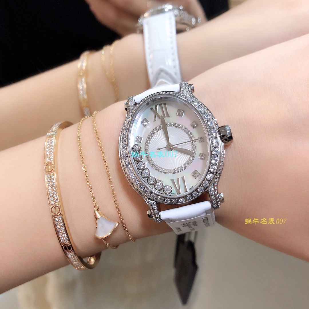 【 Chopard  top  Replica 表价格吧】 Chopard HAPPY DIAMONDS系列275362-5003 wrist watches  / XB023