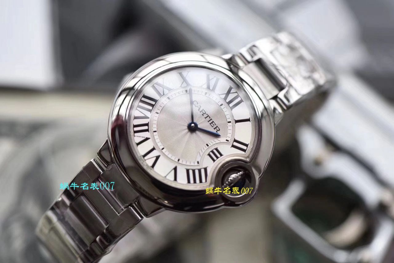 【 top  Replica 表 Best 的商家V6 Factory 最新升级版】 Cartier  蓝气球 Replica W6920084女士33毫米 wrist watches  / K218
