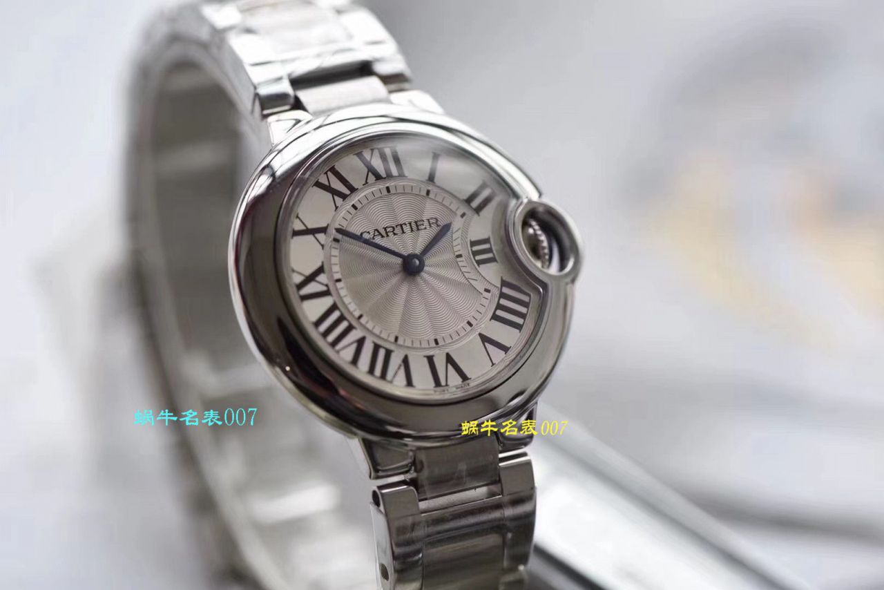 【 top  Replica 表 Best 的商家V6 Factory 最新升级版】 Cartier  蓝气球 Replica W6920084女士33毫米 wrist watches  / K218