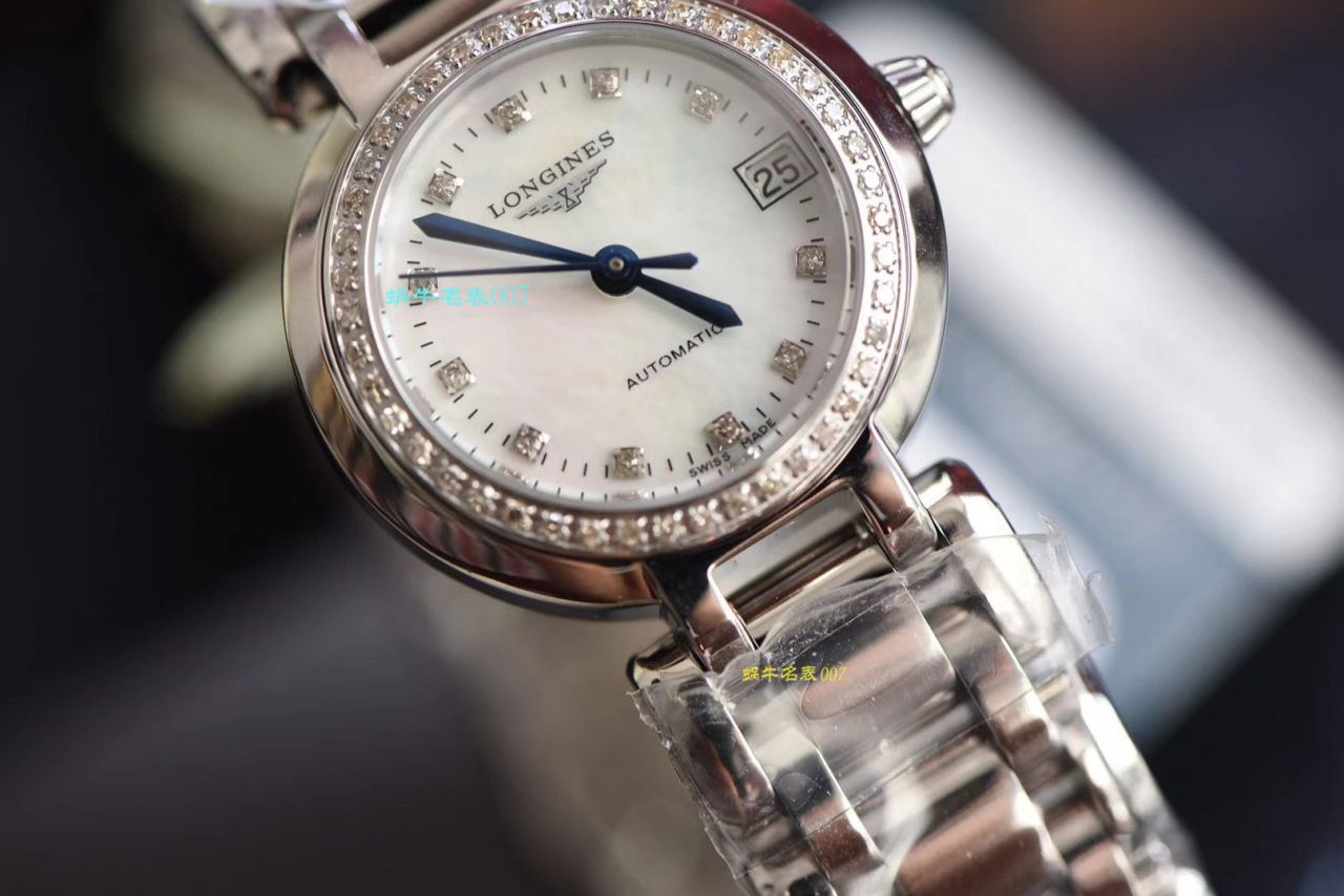 【原单真钻原装 Movement 机械女表】 Longines 优雅PRIMALUNA心月系列L8.111.0.87.6 wrist watches  / L112