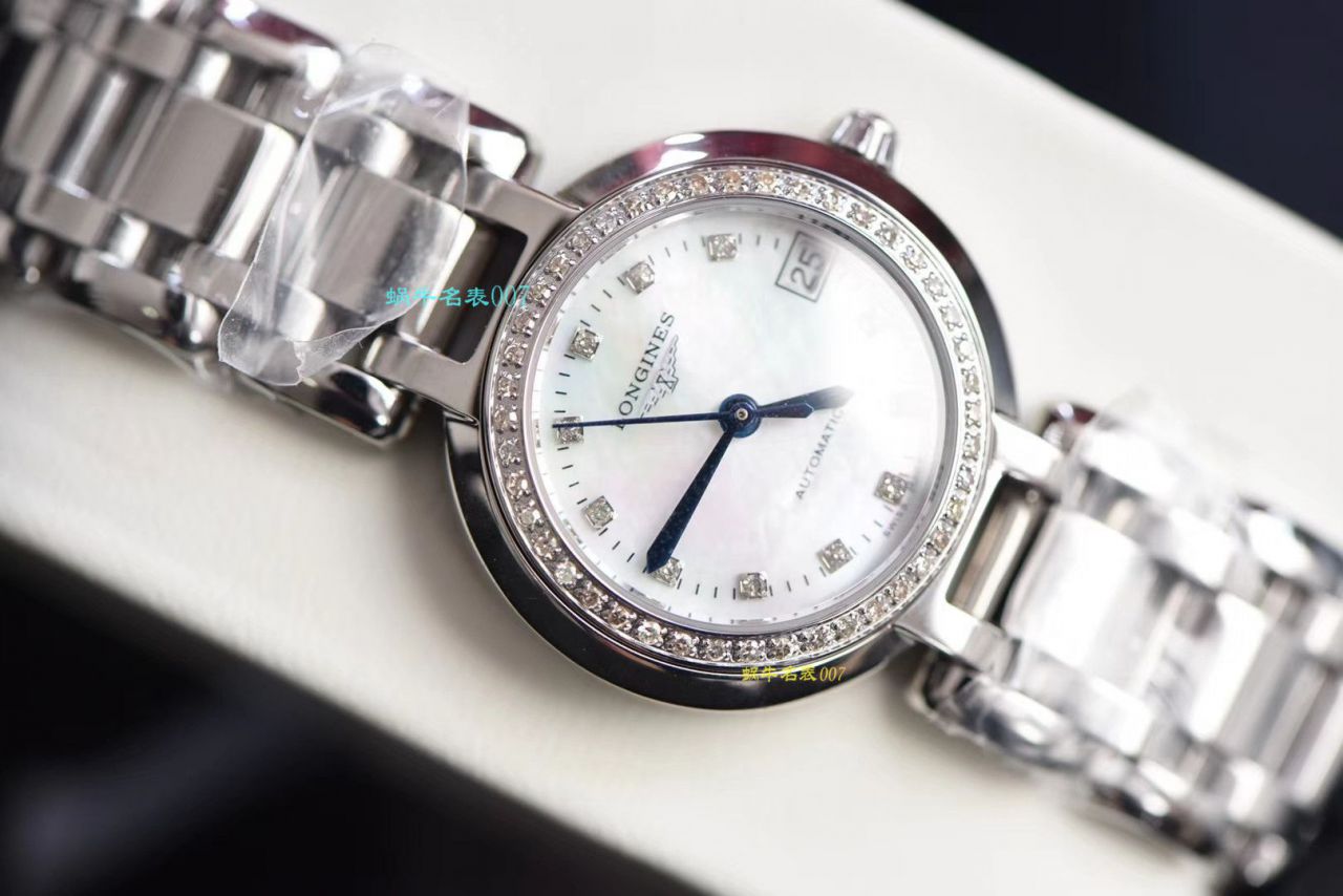 【原单真钻原装 Movement 机械女表】 Longines 优雅PRIMALUNA心月系列L8.111.0.87.6 wrist watches  / L112