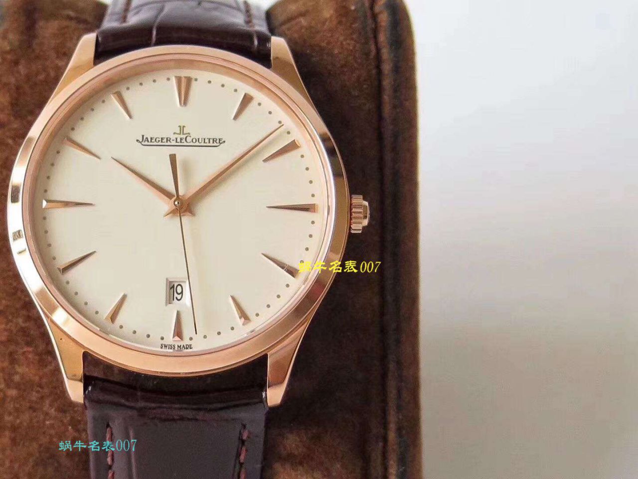 ZF Factory 超薄臻品【极简主义 超薄设计】 Replica Copy  Watches  Factory 家 Jaeger-LeCoultre Jaeger-LeCoultre MASTER ULTRA THIN超薄大师系列 wrist watches 系列 / JJ138