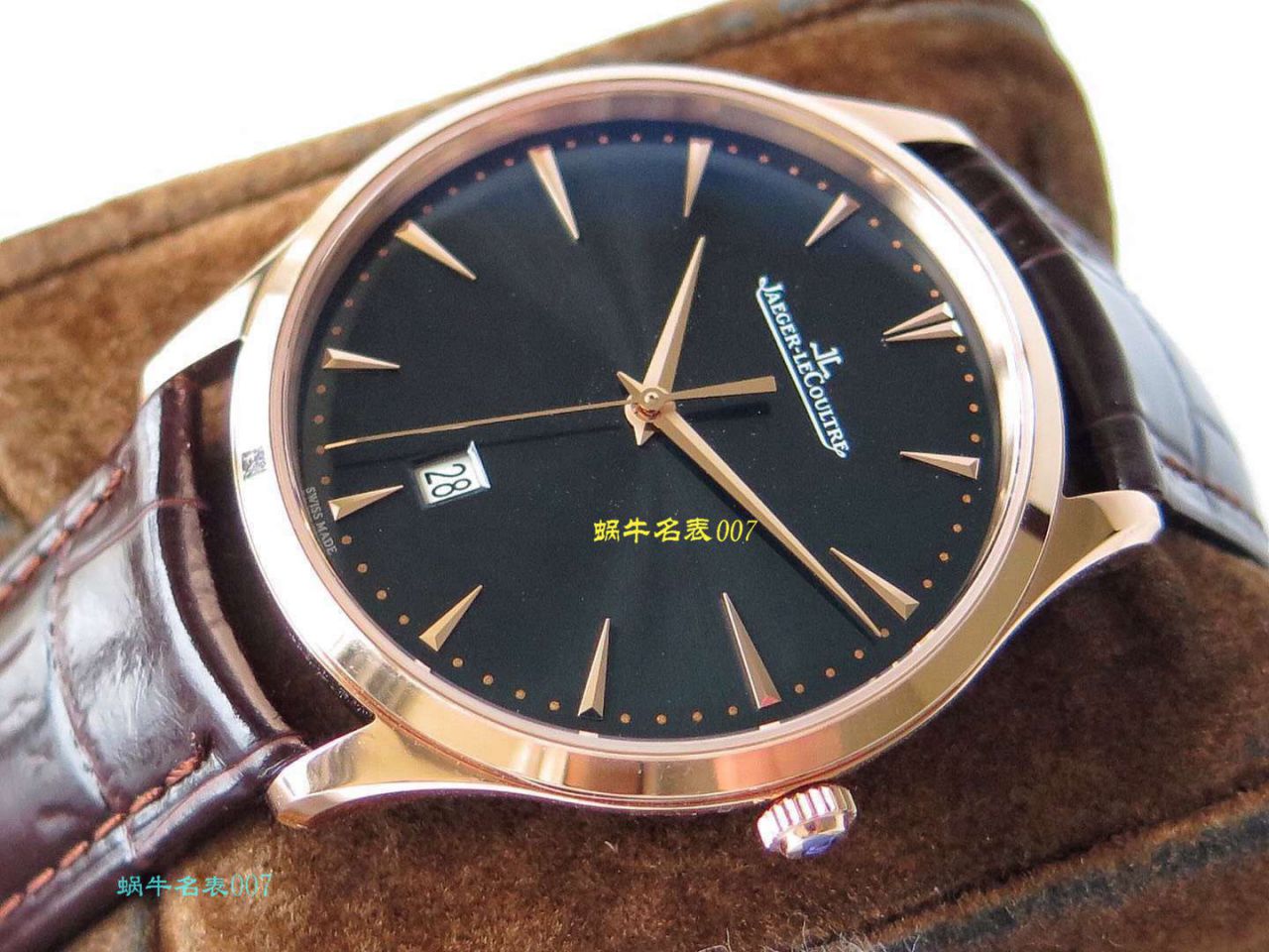 ZF Factory 超薄臻品【极简主义 超薄设计】 Replica Copy  Watches  Factory 家 Jaeger-LeCoultre Jaeger-LeCoultre MASTER ULTRA THIN超薄大师系列 wrist watches 系列 / JJ138