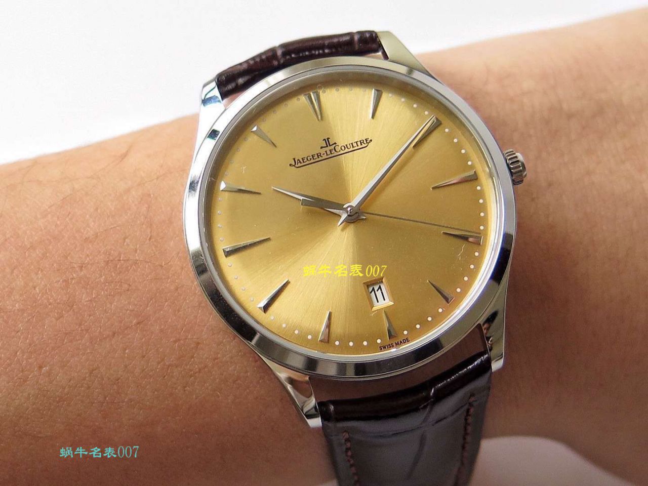 ZF Factory 超薄臻品【极简主义 超薄设计】 Replica Copy  Watches  Factory 家 Jaeger-LeCoultre Jaeger-LeCoultre MASTER ULTRA THIN超薄大师系列 wrist watches 系列 / JJ138