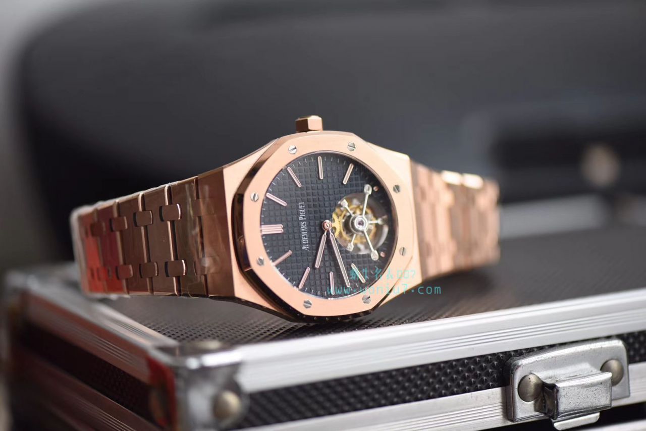 【 Video analysis JF Factory 官网 Replica Copy  Watches 】Audemars Piguet 皇家橡树系列26510OR.OO.1220OR.01 Tourbillon  wrist watches  / AP168