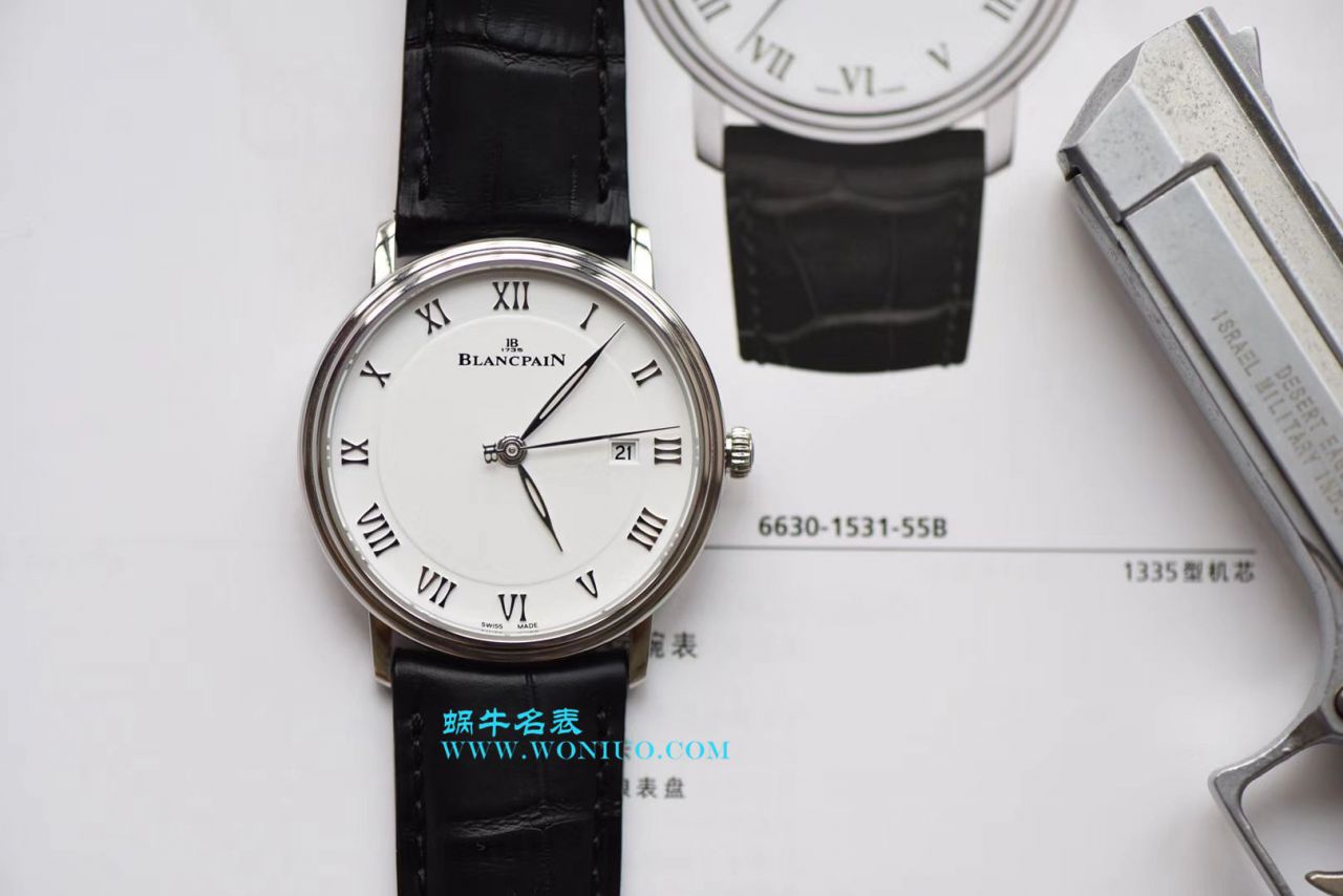 【 Video analysis ZF Factory Blancpain  Watches  Replica 版是什么意思】Blancpain  Replica 经典系列6651-3642-55B wrist watches  / BP059