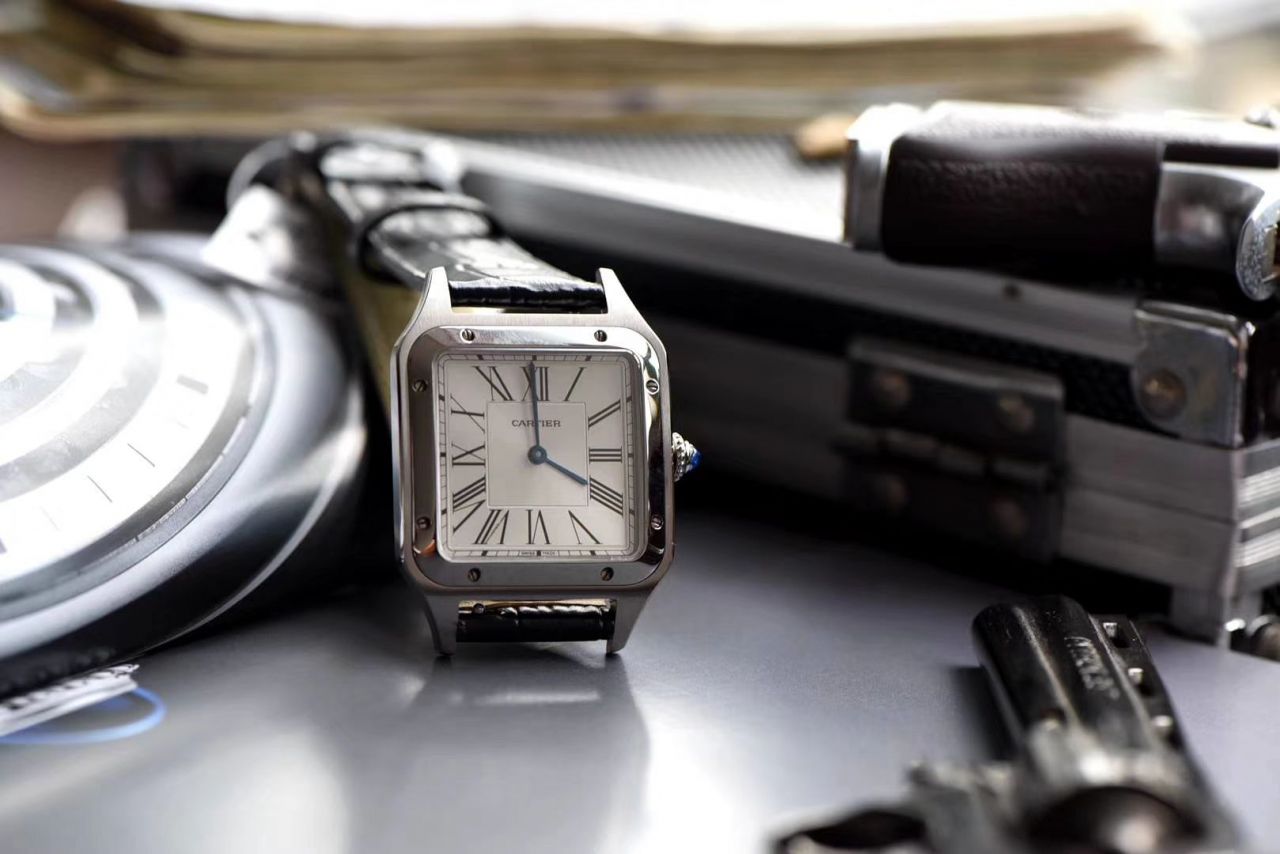 【 Video analysis XF Factory 什么叫 Replica Copy 表】 Cartier   Santos 系列WSSA0022（大号）WSSA0023（小号） wrist watches  / K217