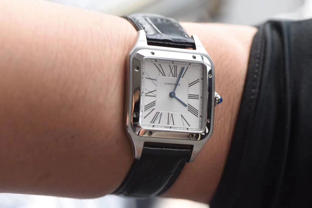 【 Video analysis XF Factory 什么叫 Replica Copy 表】 Cartier   Santos 系列WSSA0022（大号）WSSA0023（小号） wrist watches  / K217