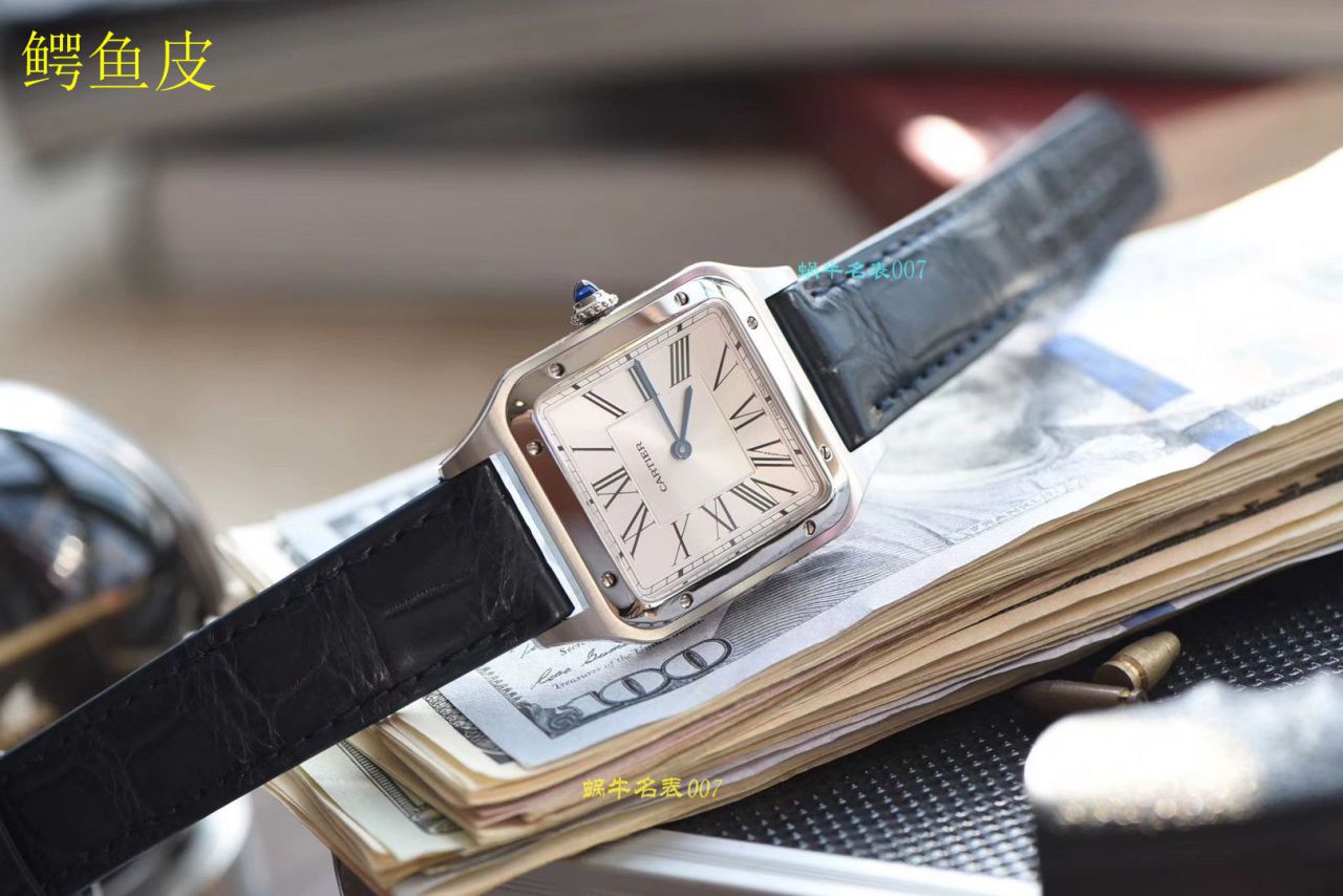 【 Video analysis XF Factory 什么叫 Replica Copy 表】 Cartier   Santos 系列WSSA0022（大号）WSSA0023（小号） wrist watches  / K217