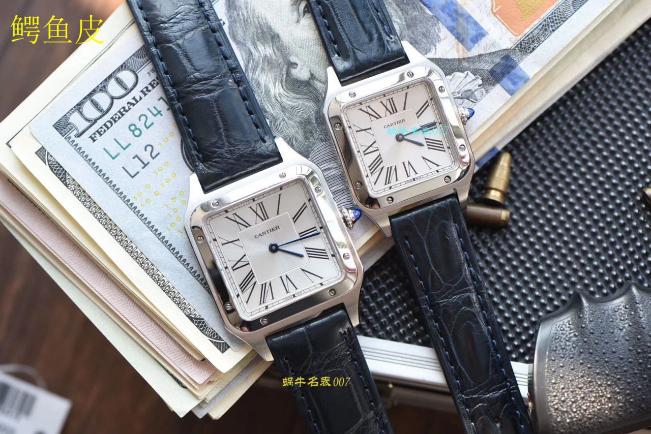 【 Video analysis XF Factory 什么叫 Replica Copy 表】 Cartier   Santos 系列WSSA0022（大号）WSSA0023（小号） wrist watches  / K217