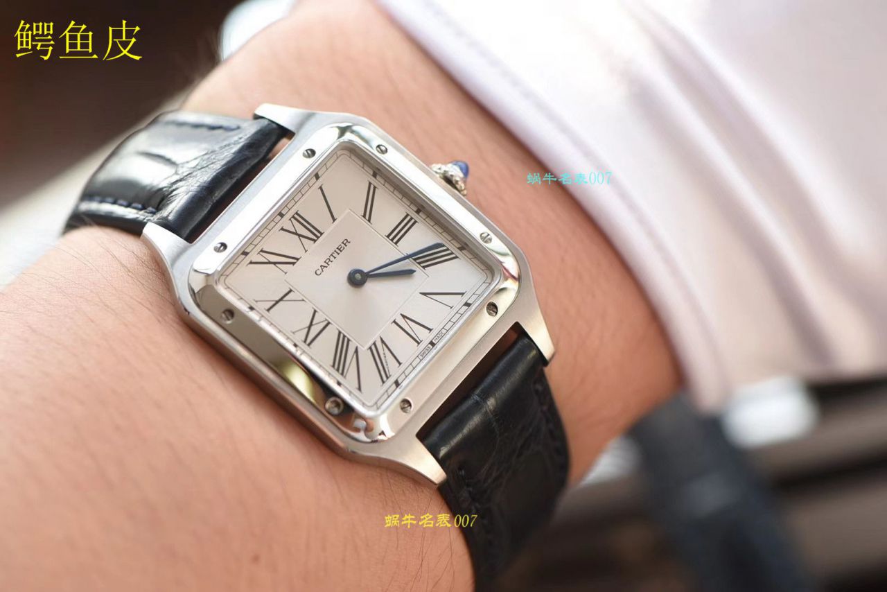 【 Video analysis XF Factory 什么叫 Replica Copy 表】 Cartier   Santos 系列WSSA0022（大号）WSSA0023（小号） wrist watches  / K217