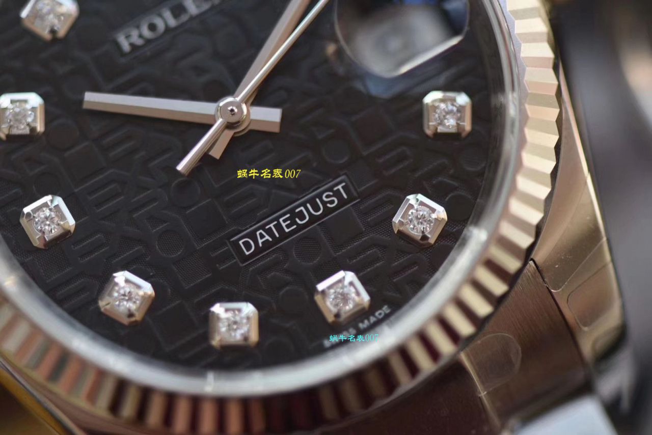 【 Video analysis  Replica  Rolex 男表价格】DJ Factory 电脑纹面 Rolex   Datejust 36系列m116234-0122 wrist watches  / R329
