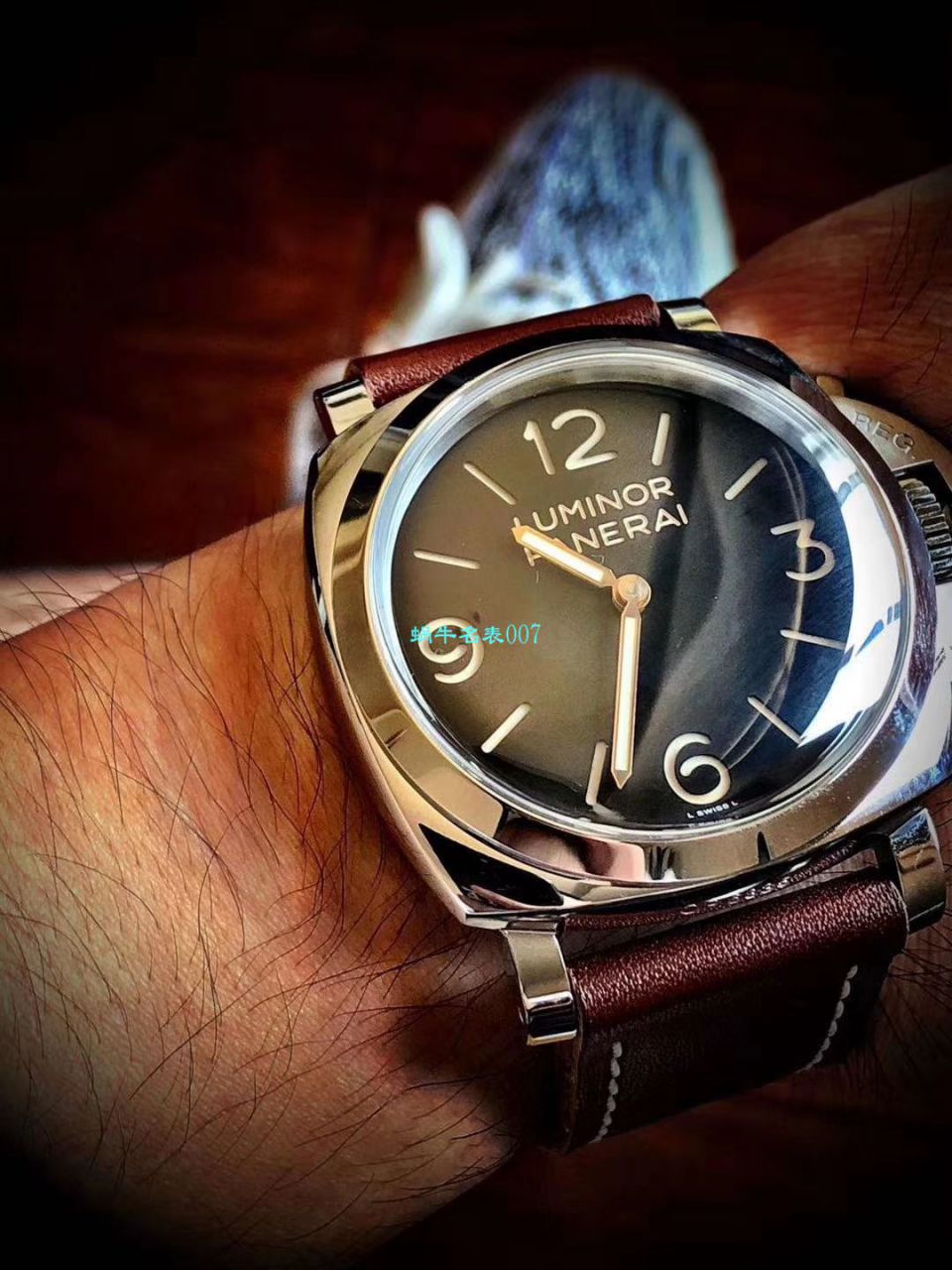 【XF Perfect  High quality  Replica Watches 】Panerai 特别版 wrist watches 系列PAM00127 wrist watches  / PAM00127XF