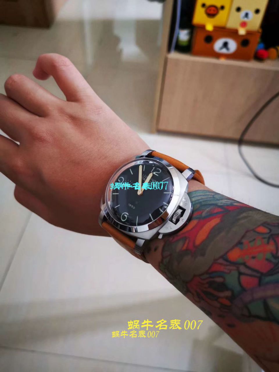 【V9 Perfect  top  Replica Copy  Watches 】Panerai LUMINOR系列 PAM00972雕花 wrist watches  / PAM972