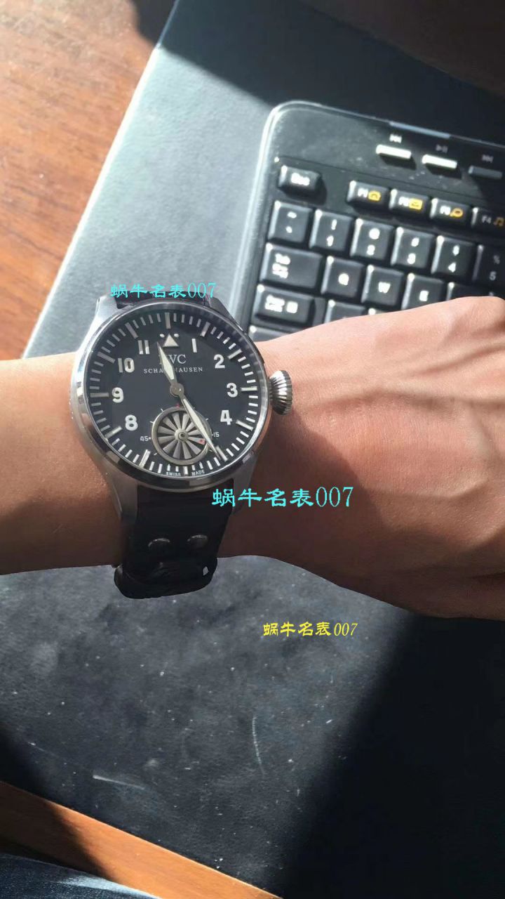 【独家视频测评】【KW Factory 1:1 Replica Watches 】 IWC 飞行员IW500301涡轮大飞男士机械 Watches  / WAG110