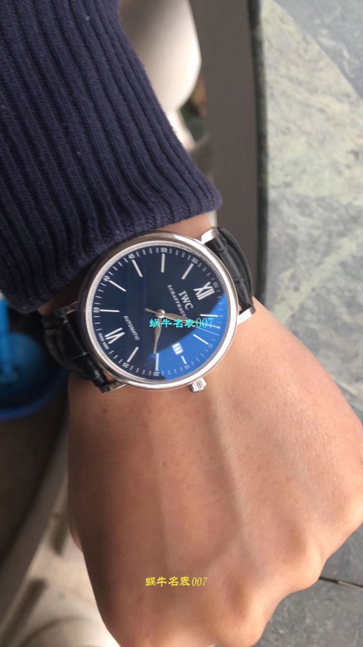 IWC IWC 表柏涛菲诺系列IW356501 wrist watches 【专柜原单】渠道出口订单！原封！缺个经销商印章就是正品！ / WG195