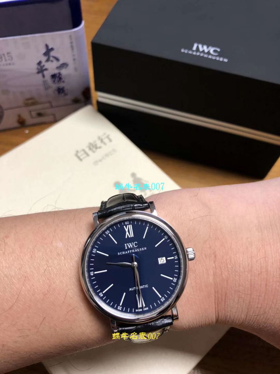 IWC IWC 表柏涛菲诺系列IW356501 wrist watches 【专柜原单】渠道出口订单！原封！缺个经销商印章就是正品！ / WG195