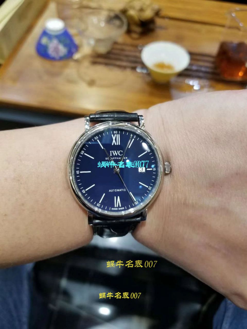 IWC IWC 表柏涛菲诺系列IW356501 wrist watches 【专柜原单】渠道出口订单！原封！缺个经销商印章就是正品！ / WG195