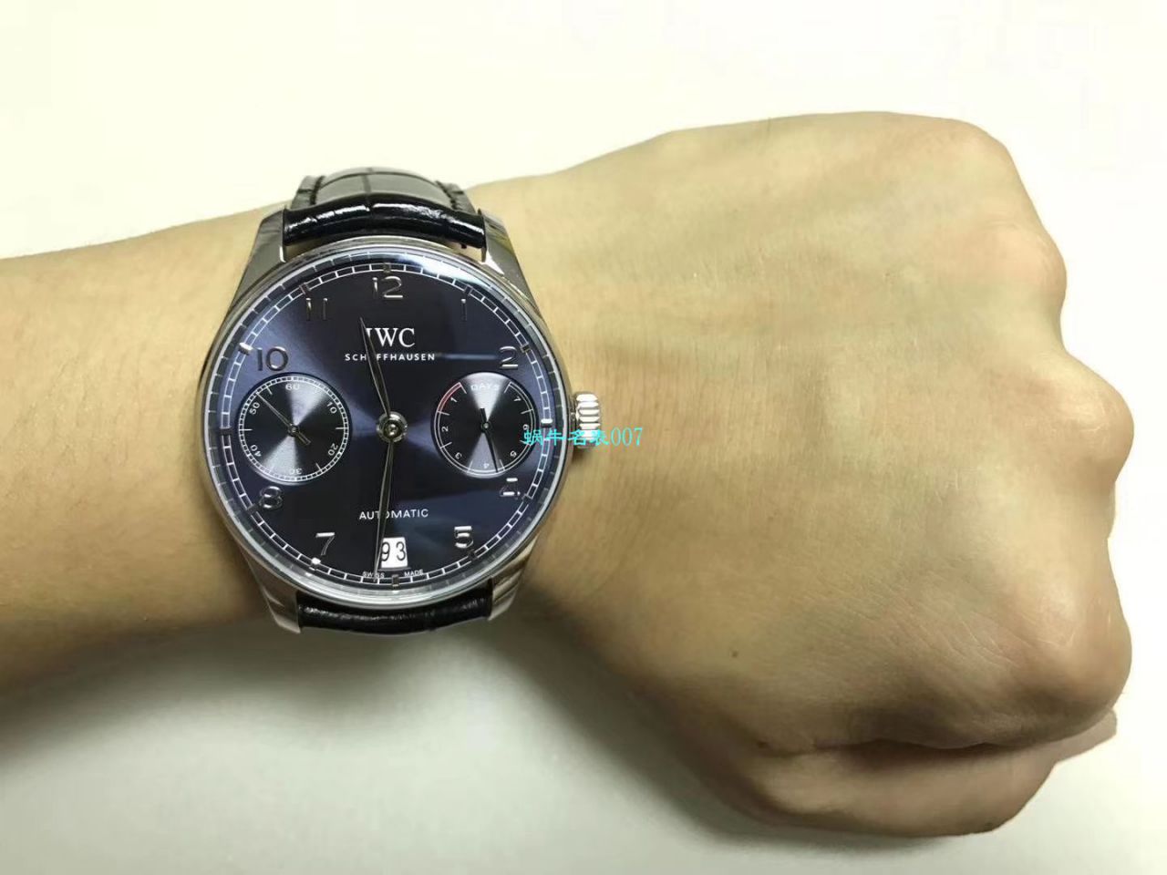  Video analysis IWC IWC 表葡萄牙系列IW500710 wrist watches 【ZF Perfect  Knockoff  IWC 葡七 Watches 】 IWC 葡七V5最高版本新品 / WG316KL