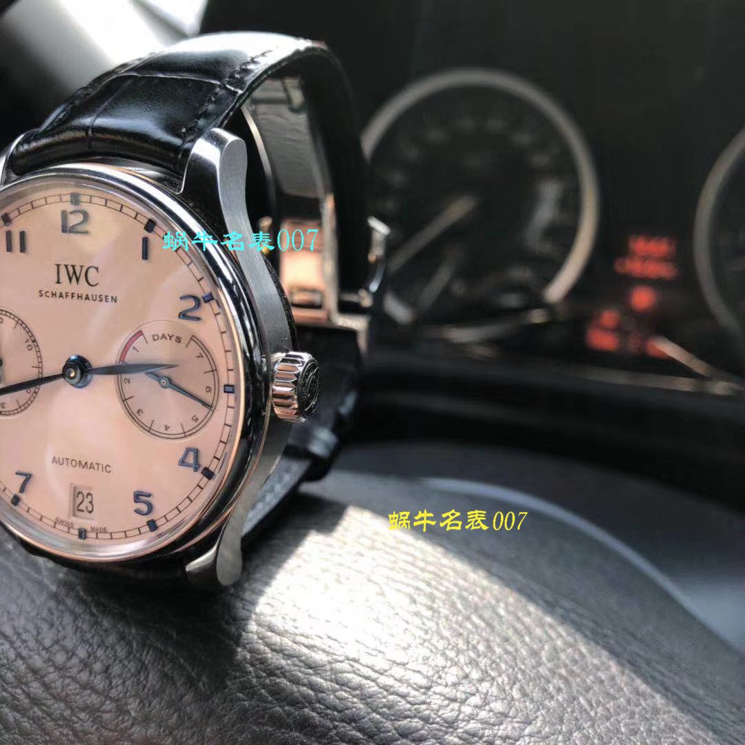 【独家 Video analysis ZF Perfect  High quality  Replica Watches V5版本】 IWC 葡萄牙七天7 DAYS系列 IW500710 wrist watches 《葡七蓝面》 / WG316