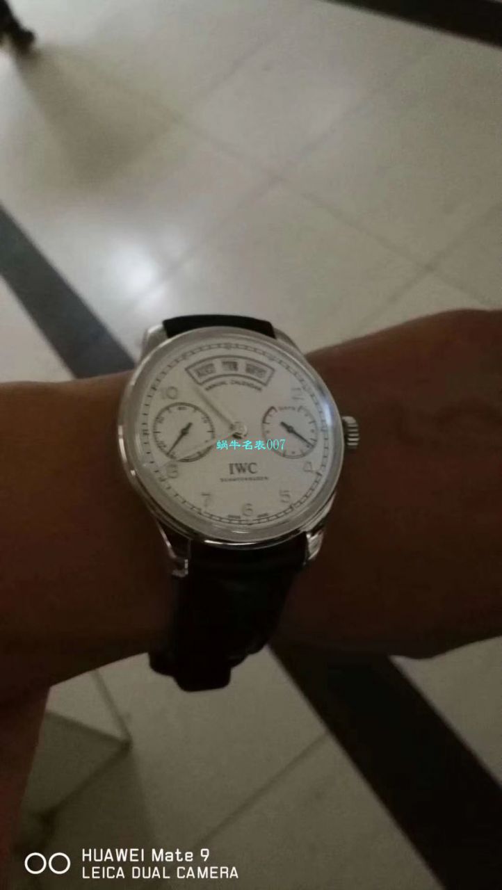 【独家 Video analysis ZF Perfect  High quality  Replica Watches V5版本】 IWC 葡萄牙七天7 DAYS系列 IW500710 wrist watches 《葡七蓝面》 / WG316