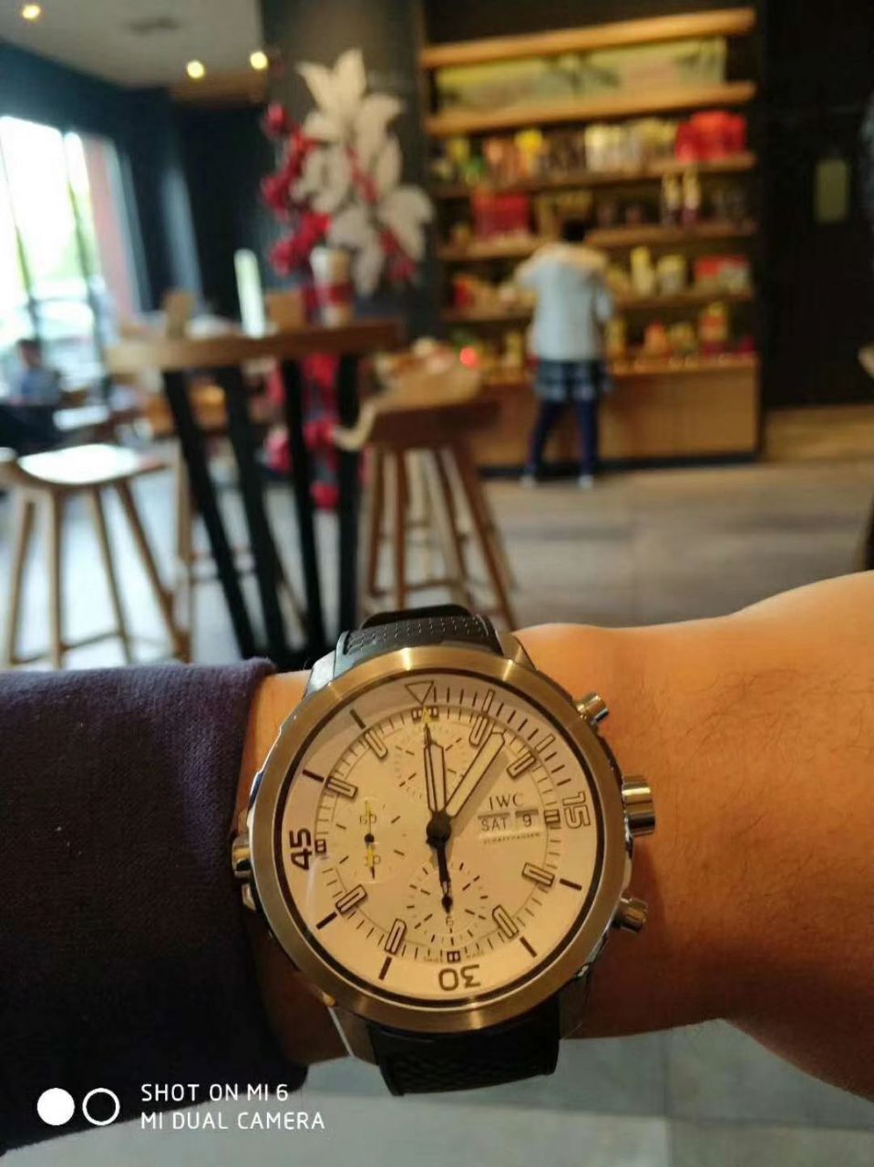 【独家视频测评V6 Factory  Perfect  High quality  Replica Watches 】 IWC 海洋时计系列IW376805蓝面 wrist watches  / WGBD307