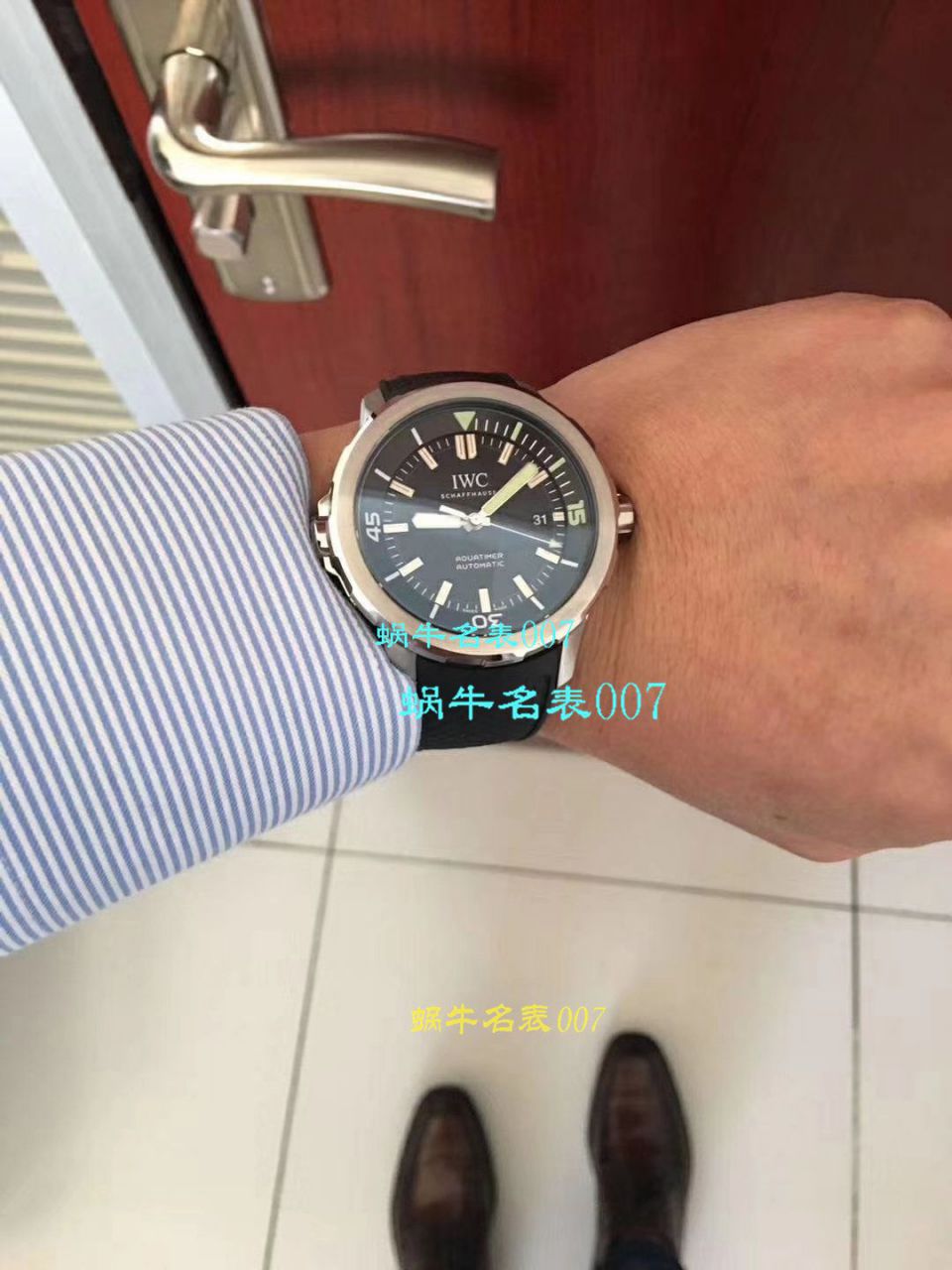 【独家视频测评1:1 High quality  Replica Watches 】 IWC 海洋时计系列CHRONOGRAPH计时IW329001 wrist watches  / WG165
