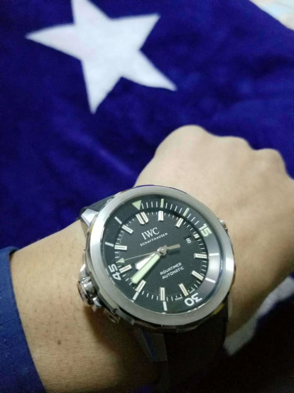 【独家视频测评1:1 High quality  Replica Watches 】 IWC 海洋时计系列CHRONOGRAPH计时IW329001 wrist watches  / WG165