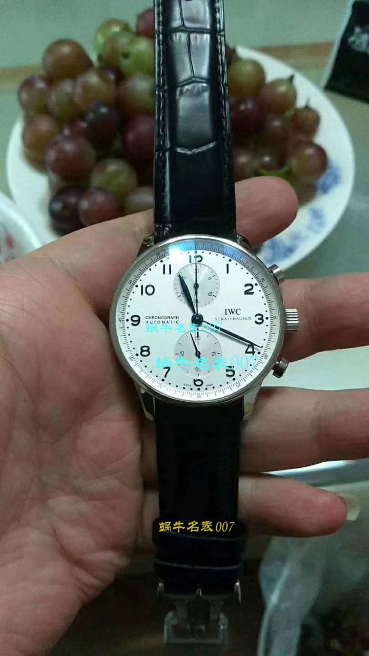  Video analysis IWC IWC 表葡萄牙系列IW371446 wrist watches ( IWC 葡计蓝针)【YL Factory V7版本 Perfect  Replica Watches 】 / WG275MM