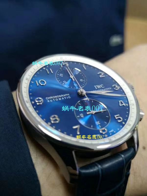  Video analysis IWC IWC 表葡萄牙系列IW371446 wrist watches ( IWC 葡计蓝针)【YL Factory V7版本 Perfect  Replica Watches 】 / WG275MM