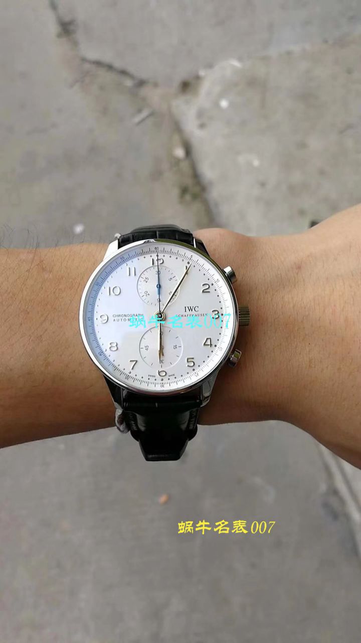  Video analysis IWC IWC 表葡萄牙系列IW371446 wrist watches ( IWC 葡计蓝针)【YL Factory V7版本 Perfect  Replica Watches 】 / WG275MM