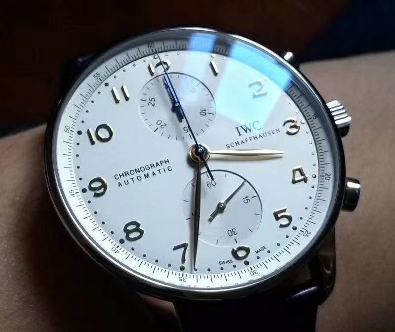 【独家视频测评】【YL Factory V7版本1:1 Replica Watches 】 IWC 葡萄牙计时系列IW371401 wrist watches (葡计玫瑰金针) / WG281
