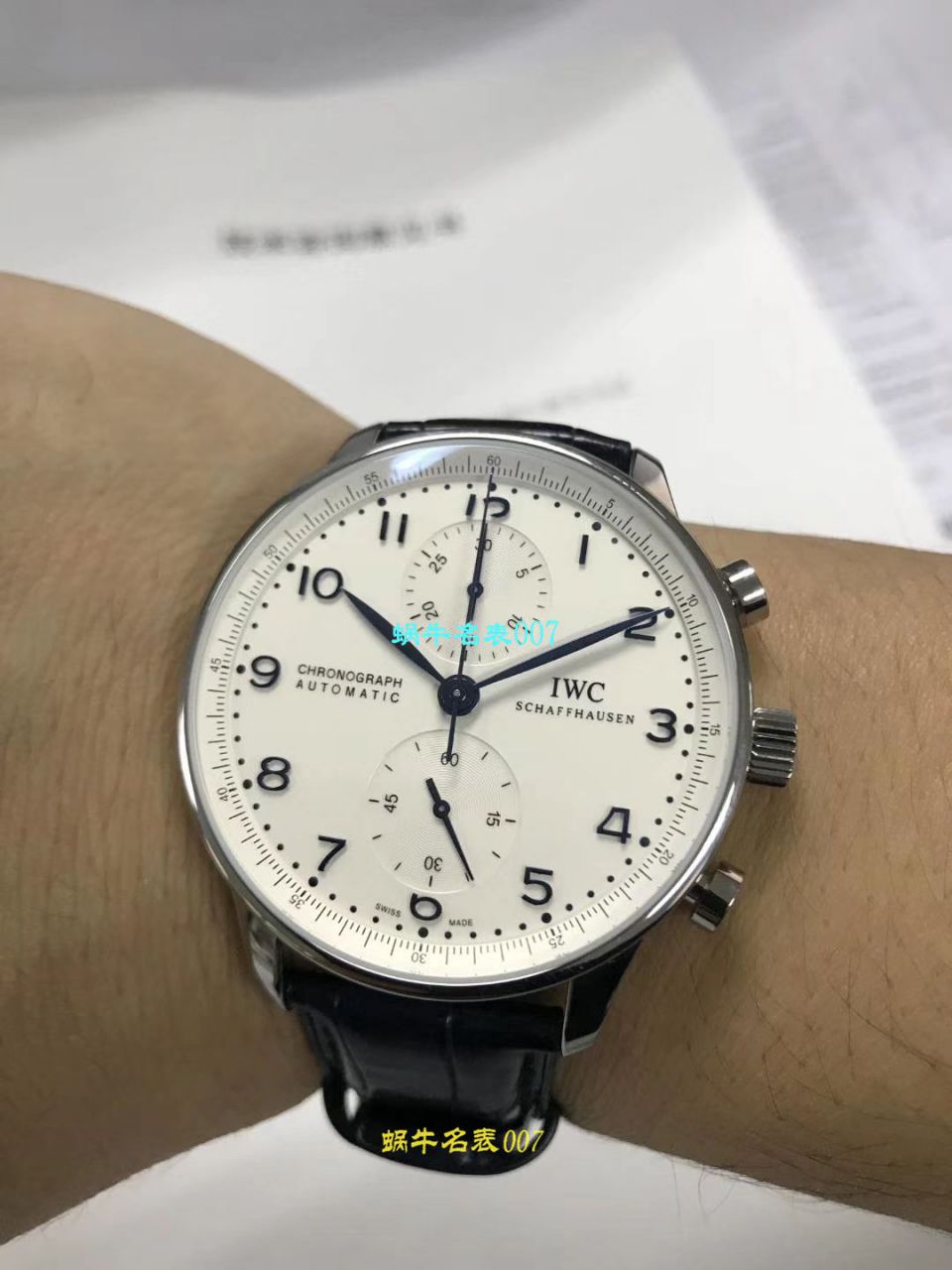  Video analysis IWC IWC 表葡萄牙系列IW371446 wrist watches ( IWC 葡计蓝针)【YL Factory V7版本 Perfect  Replica Watches 】 / WG275MM