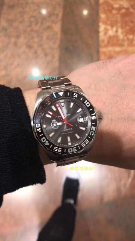 【香港原单 支持专柜验货】 TAG Heuer 竞潜Aquaracer系列300M英超联赛特别款 wrist watches WAY201D.BA0927 / TG037