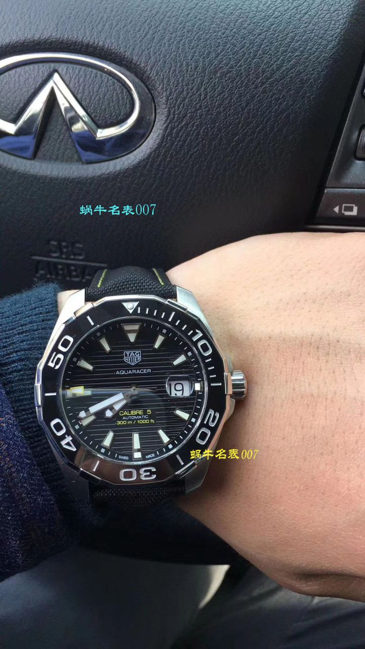 【 Video analysis 原单牛货】 TAG Heuer 竞潜系列WAY201B.BA0927 wrist watches ，WAY201A.BA0927双色 / TG053MM