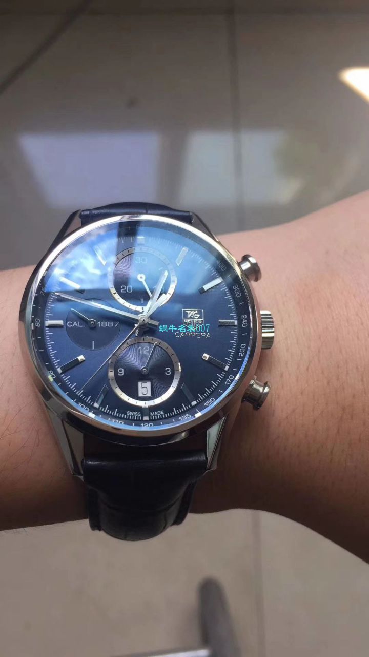 【视频解析】V6 Factory 1:1精 Replica Watches 之 TAG Heuer 卡莱拉系列CAR2110.FC6266 wrist watches  / TGB0041