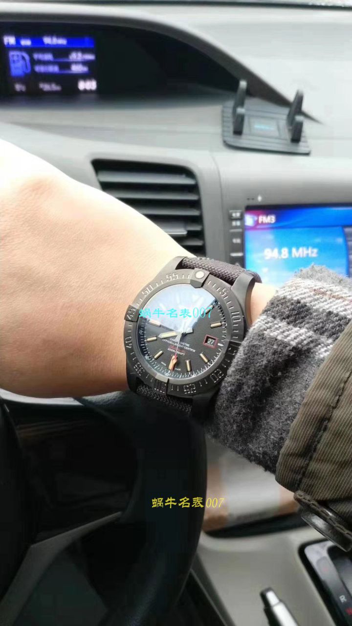 【 Video analysis 专柜原单 Breitling 复仇者黑鸟】 Breitling 机械计时系列V1731110/BD74/109W/M20BASA.1 wrist watches  / BL093