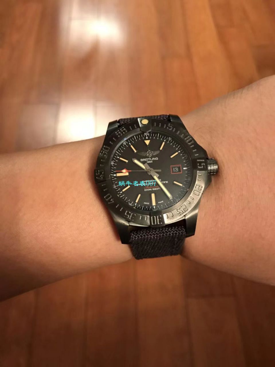 【 Video analysis 专柜原单 Breitling 复仇者黑鸟】 Breitling 机械计时系列V1731110/BD74/109W/M20BASA.1 wrist watches  / BL093